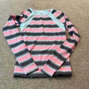 Ivivva striped long sleeve shirt - sz 10
